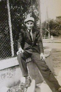 Boufarik, avril 1946. Élie Chaïa en tournée pour l'UJDA.